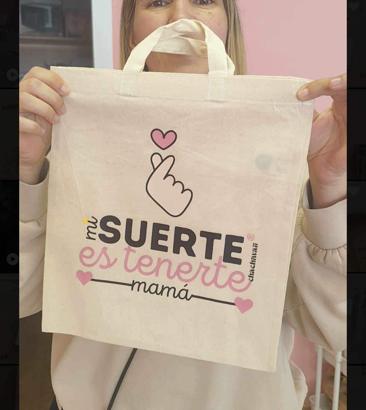 Bolsa "mi suerte es tenerte"_1