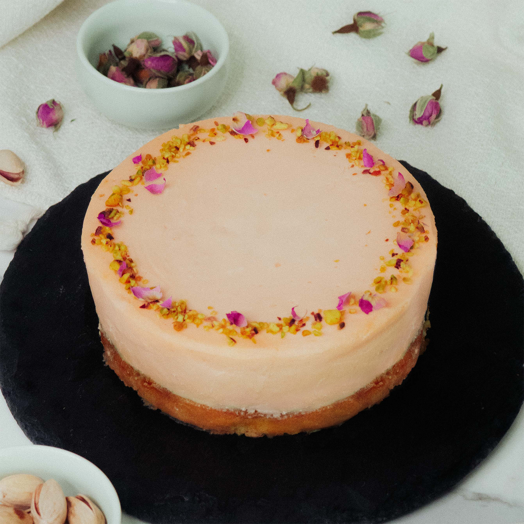 Rose Pistachio Cheesecake _0