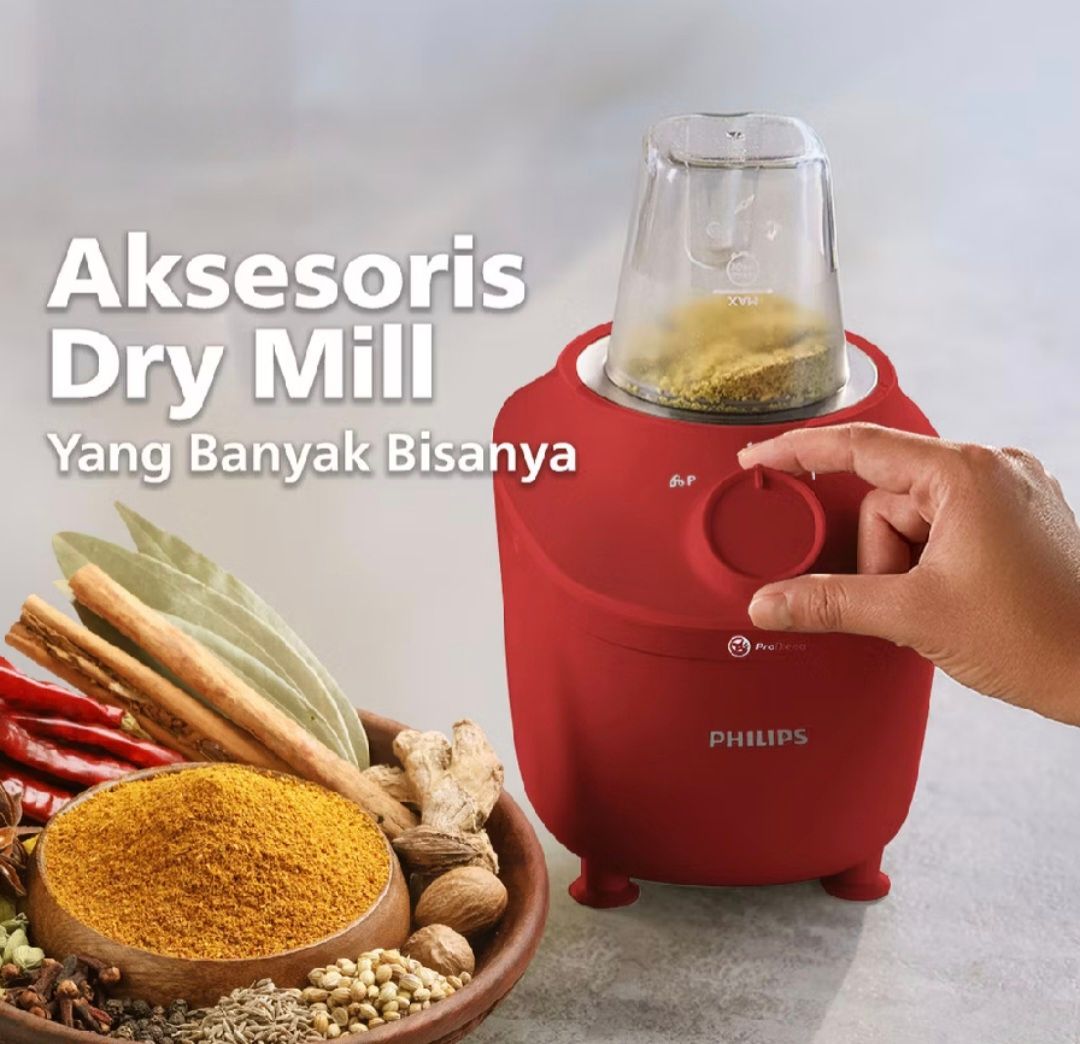 PHILIPS Blender Plastik 1L 3000 seris [Merah]_1