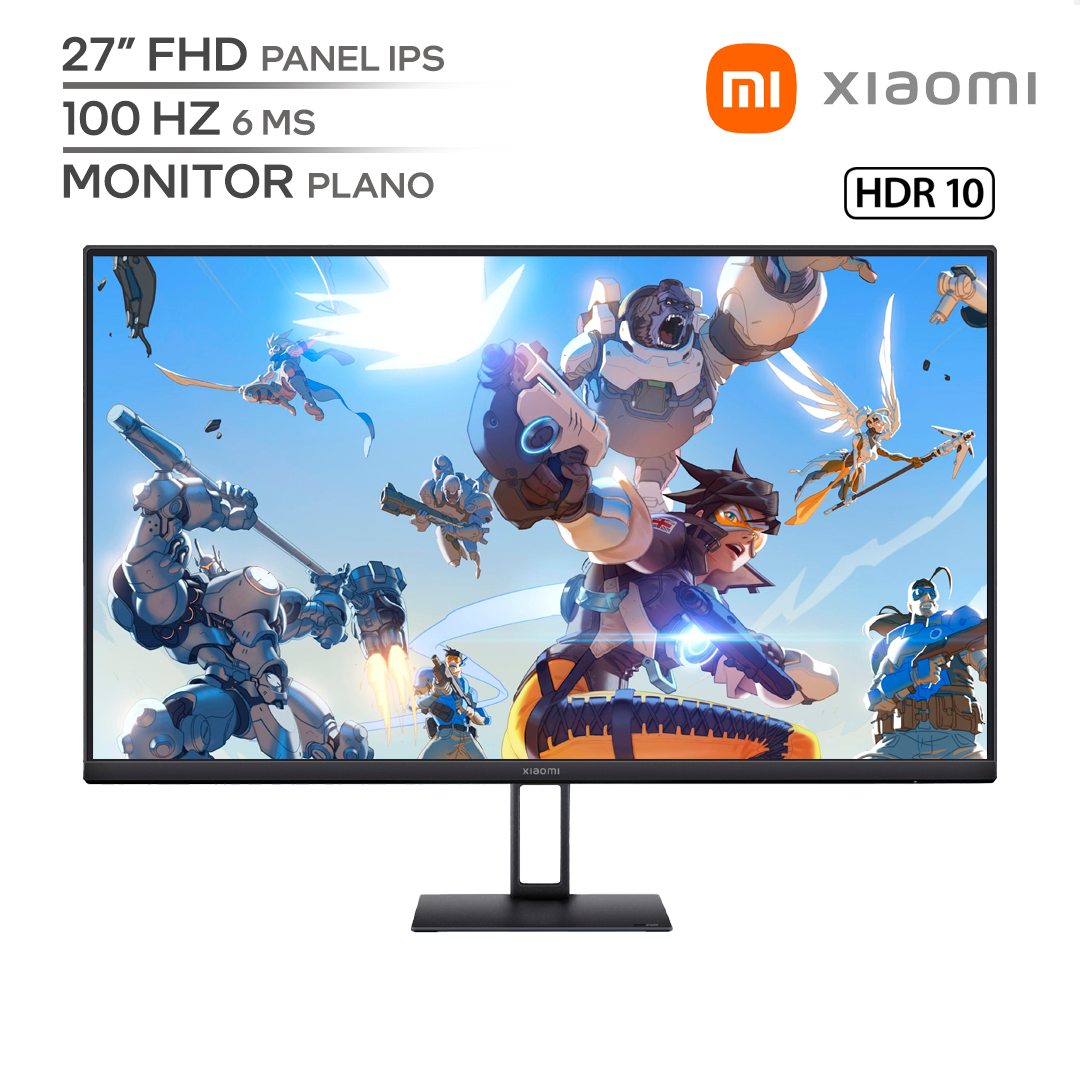 XIAOMI A27I P24FBA RAGL / 27.0¨ FHD / MONITOR GAMER PLANO / PANEL IPS / FRECUENCIA 100HZ_0