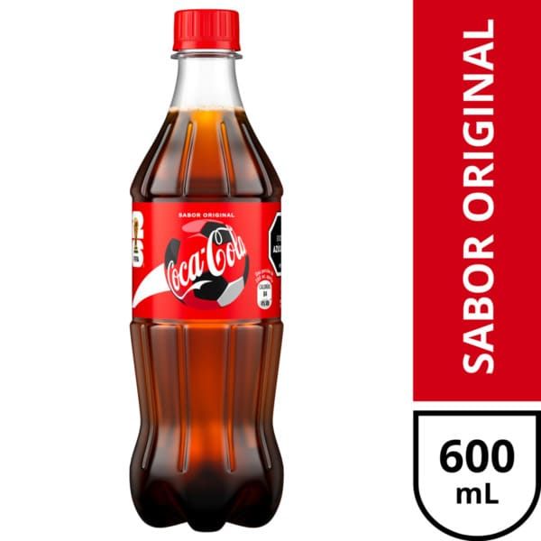 Coca Cola  Original con Azúcar Botella 600ml_0
