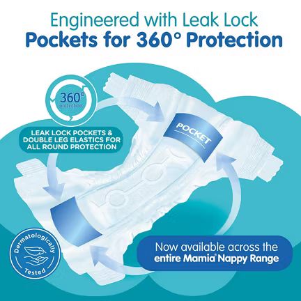 Mamia Baby Nappies Size 4 - 48 Nappies_3