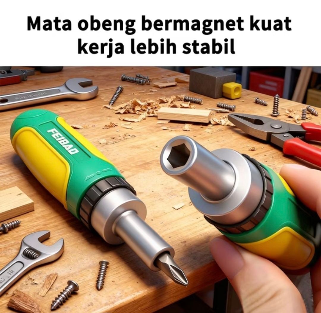 FEIBAO Obeng Ratchet set 38pcs_2