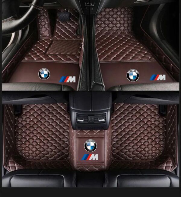 TAPIS 8D plus LUXURY-bmw  (marron/beige) _0