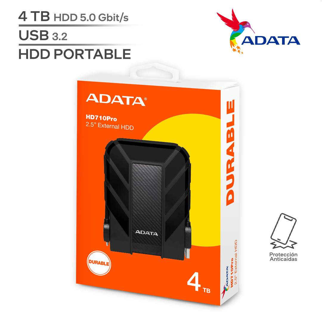 ADATA HD710 PRO / CAPACIDAD 4 TB / USB 3.2 GEN2 / HDD / ANTIGOLPES_0