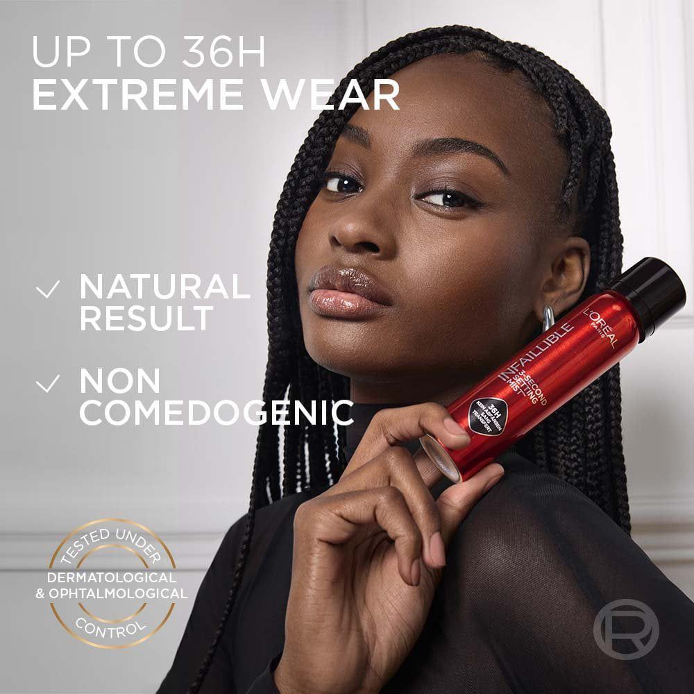 Loreal paris infaillible 3- second setting mist - بخاخ مثبت مكياج 36 ساعة انفاليبل من لوريال_0