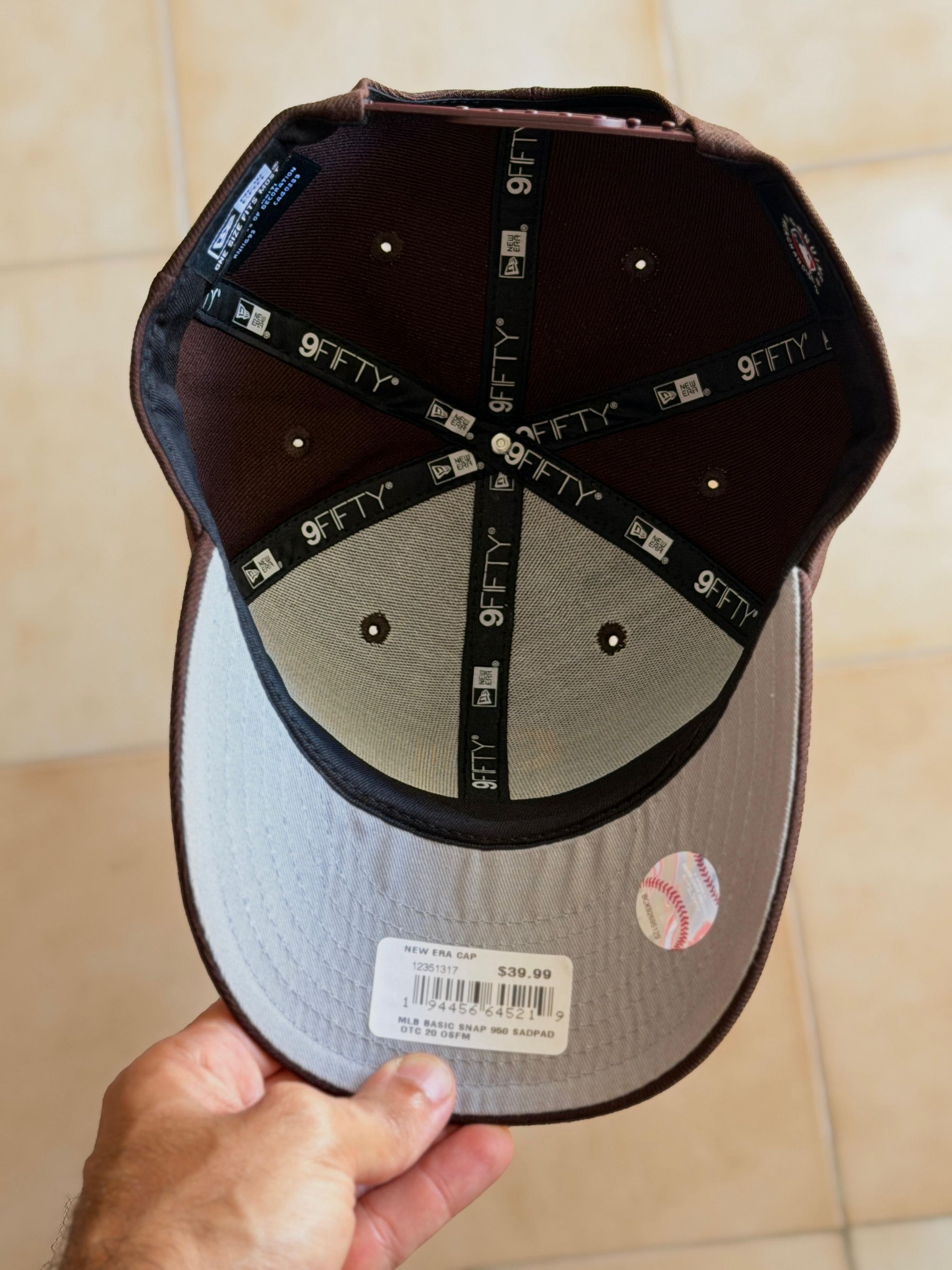 New Era 9Fifty - SD Padres Basic Brown_6