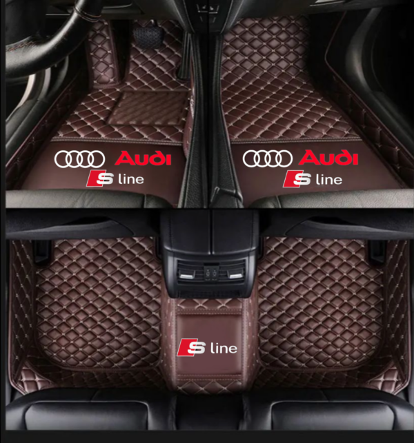 TAPIS 8D plus LUXURY-AUDI  (MARRON/BEIGE) _0
