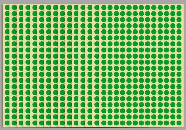 Sticker de puntos de colores. _8