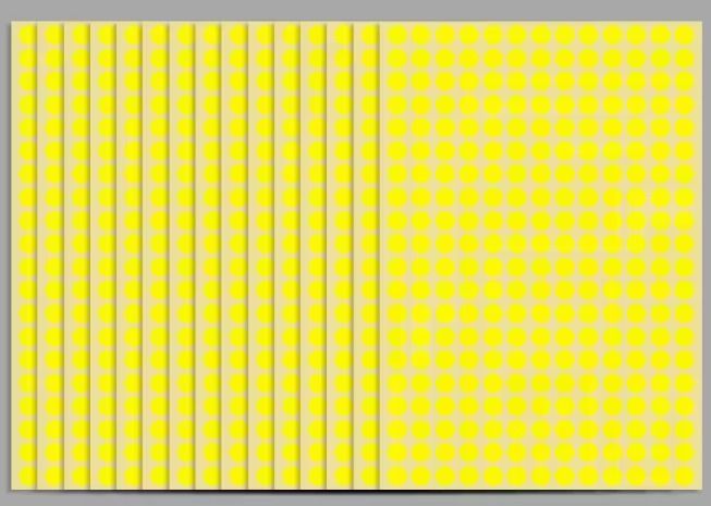 Sticker de puntos de colores. _7