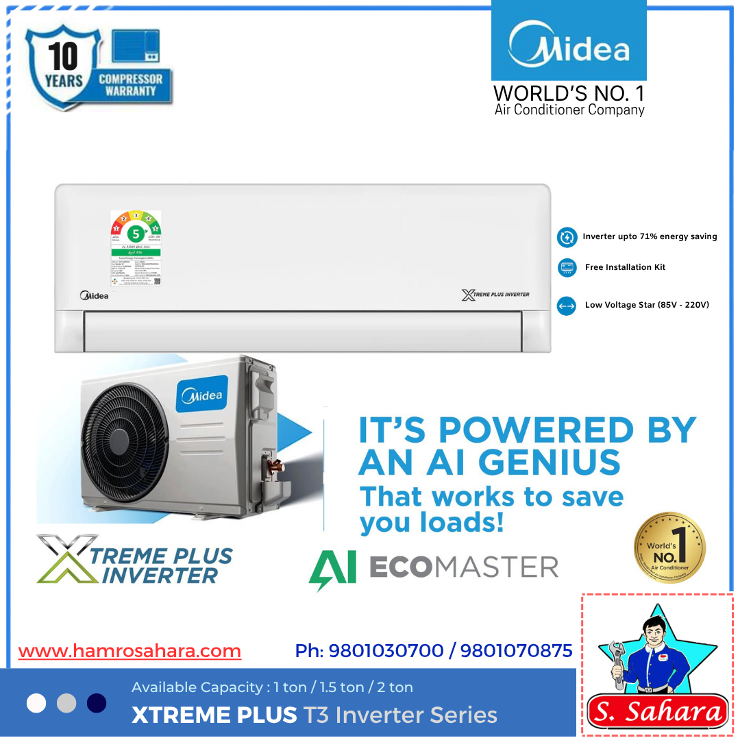 Midea Xtreme Plus series T3 Inverter WM Air Conditioners_0