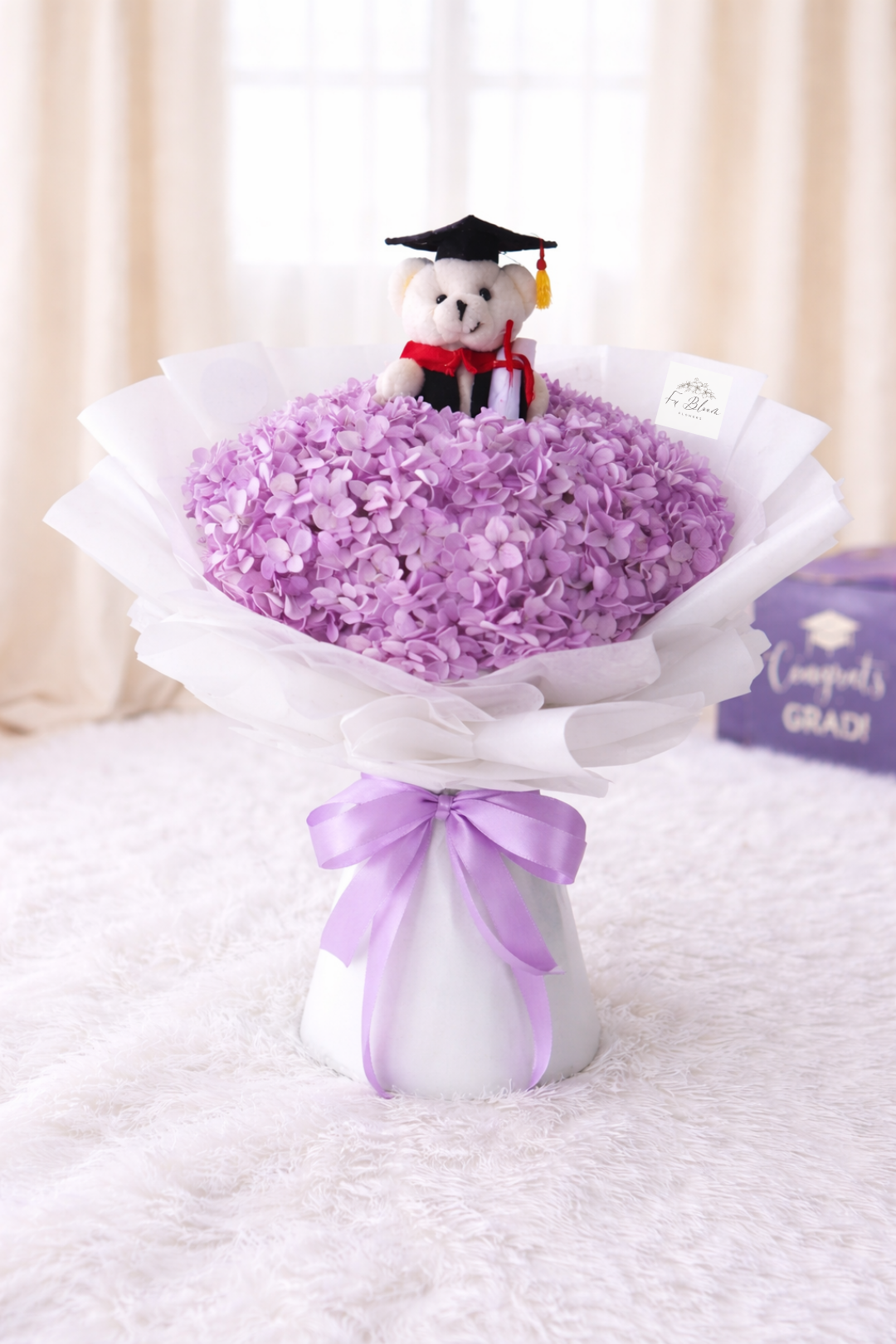 [GRAD] Preserved Purple Hydrangea_0