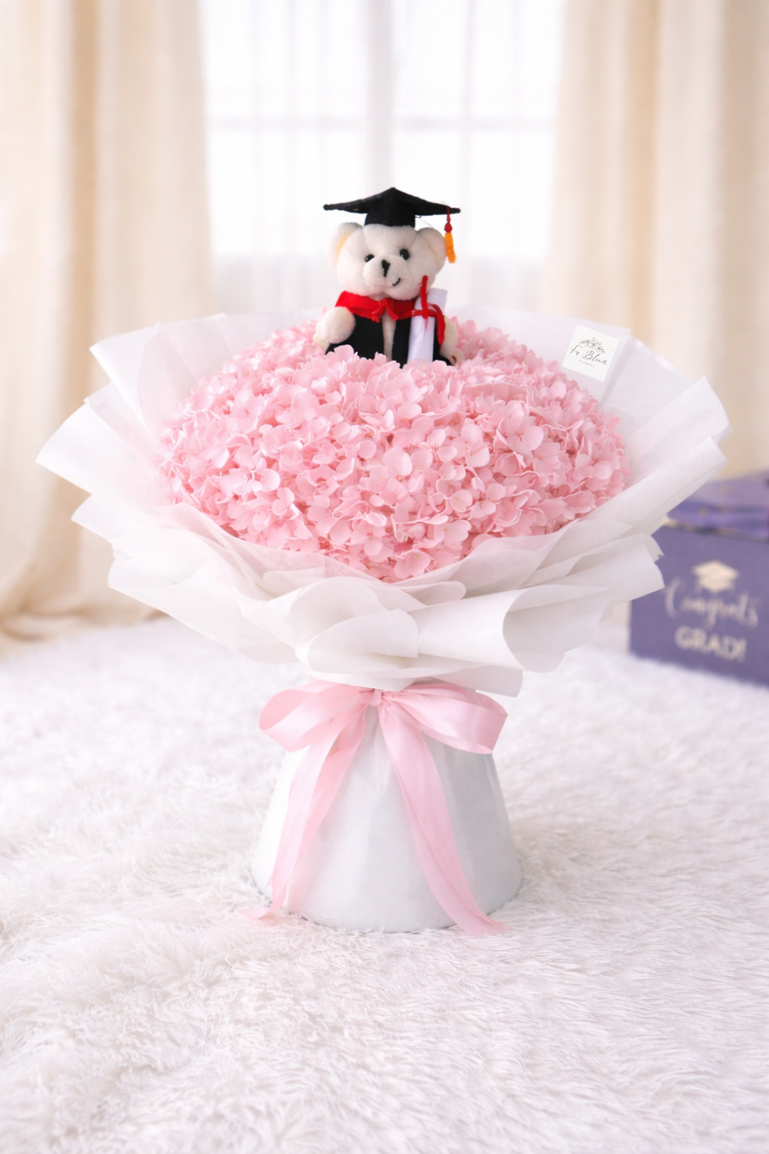 [GRAD] Preserved Pink Hydrangea_0