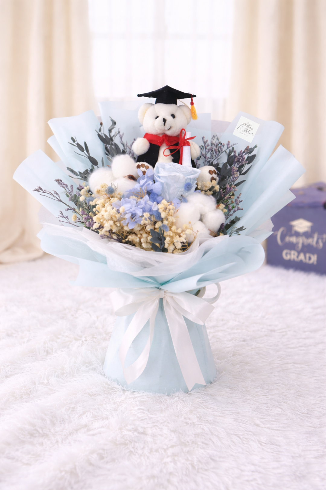 [GRAD] Velour Preserved Bouquet _0