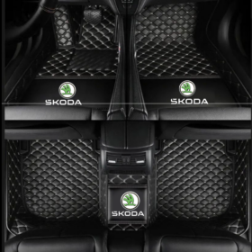 TAPIS 8D plus LUXURY-SKODA  (noir/gris) (Copy)_0