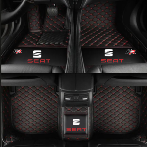 TAPIS 8D plus LUXURY-seat  (noir/rouge) _0