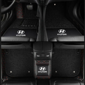 TAPIS 9D LUXURY-hyundai (noir/rouge)+mokitte noir_0