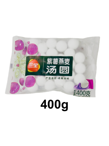 Purple Sweet Potato and Oat Rice Ball 紫薯燕麦汤圆 (±27pcs/400g)_0