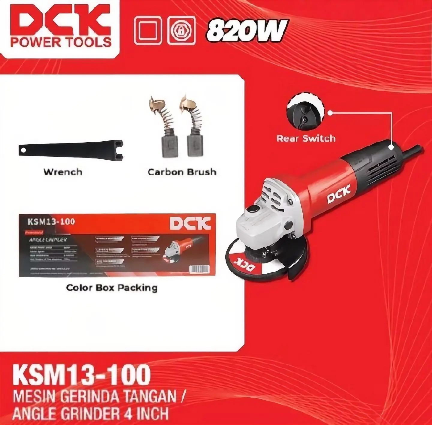 DCK Gerinda Tangan 820W 4" KSM13-100_0