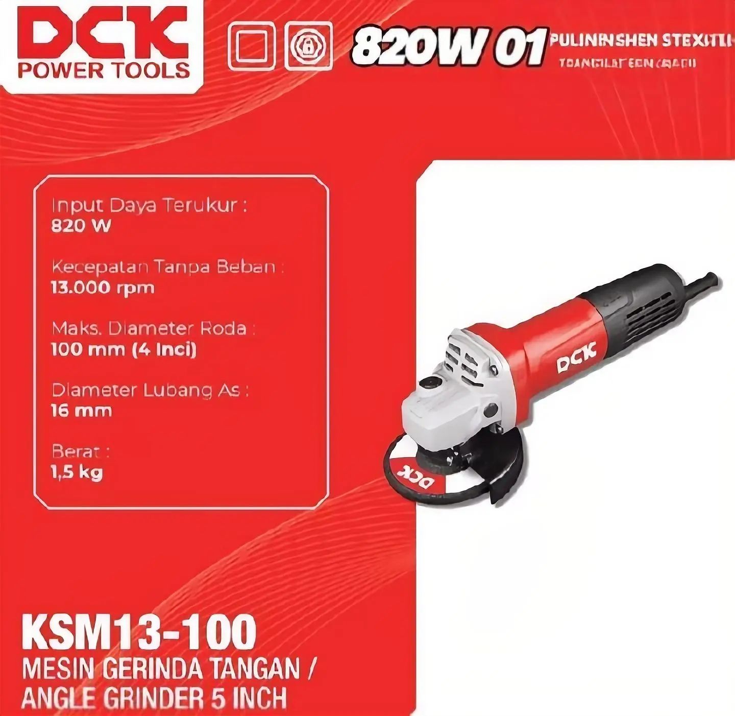 DCK Gerinda Tangan 820W 4" KSM13-100_1