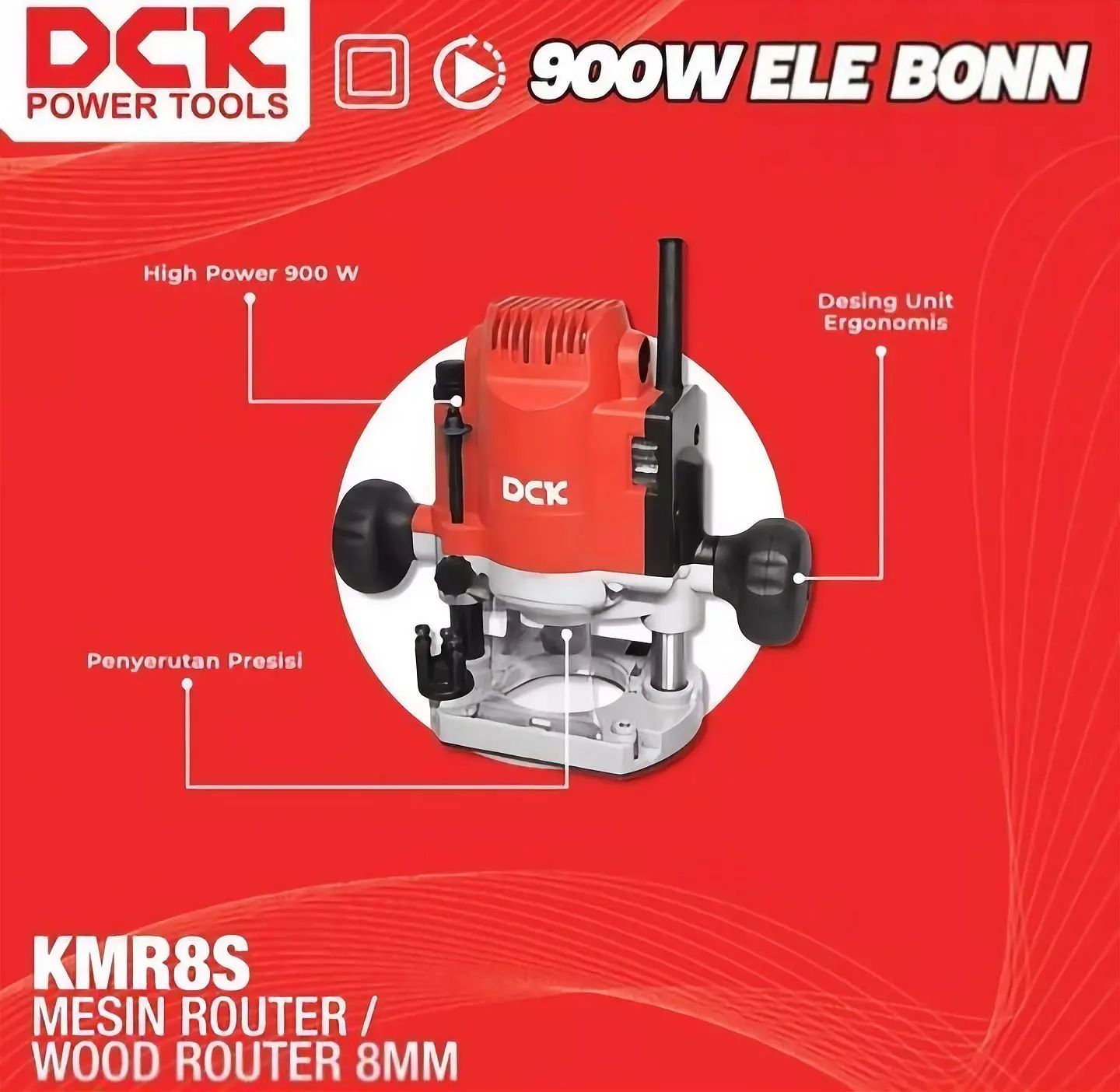 DCK Router 8ml 900W / KMR8S Wood Router_2