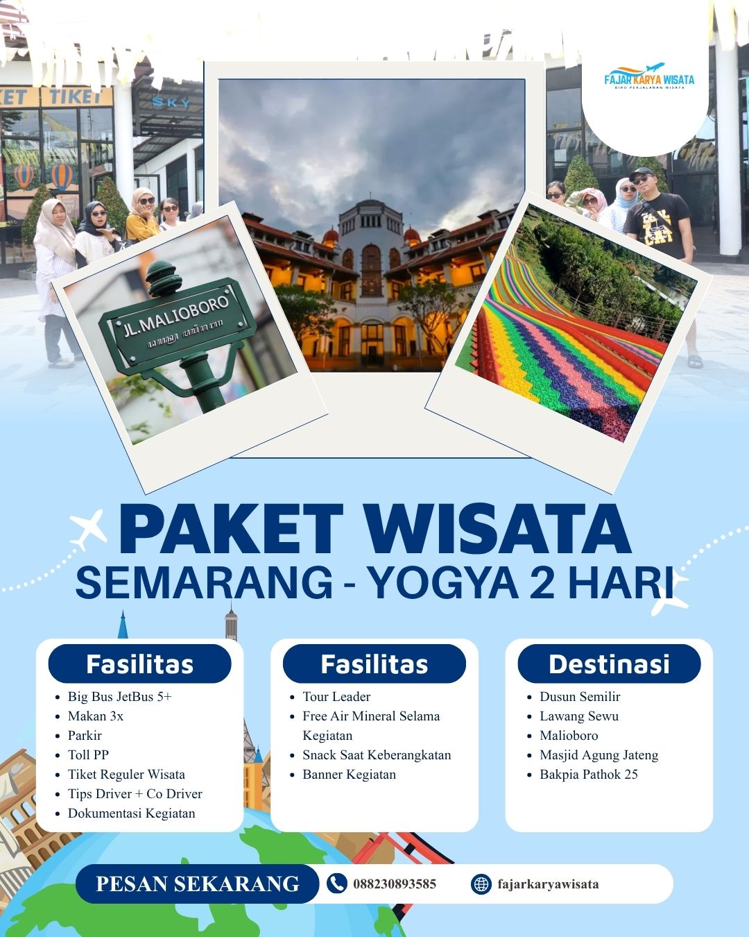PAKET WISATA SEMARANG - YOGYA 2 HARI_0