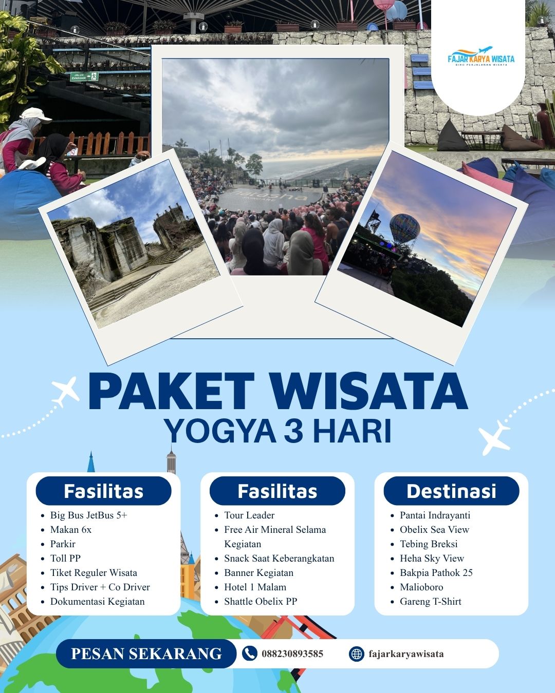 PAKET WISATA YOGYA 3 HARI_0