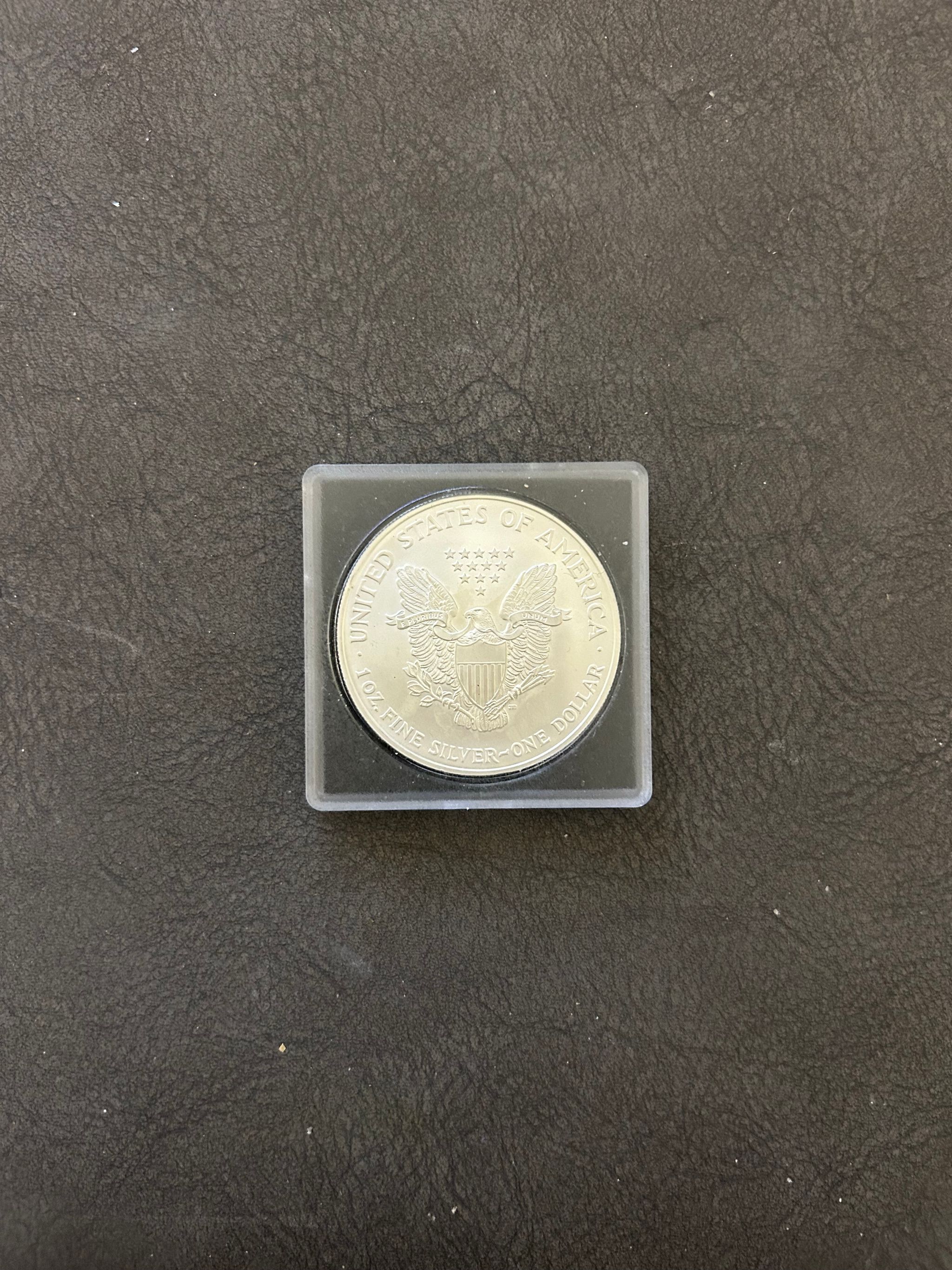 1 OZ American Silver Eagle 2005- Rainbow_3