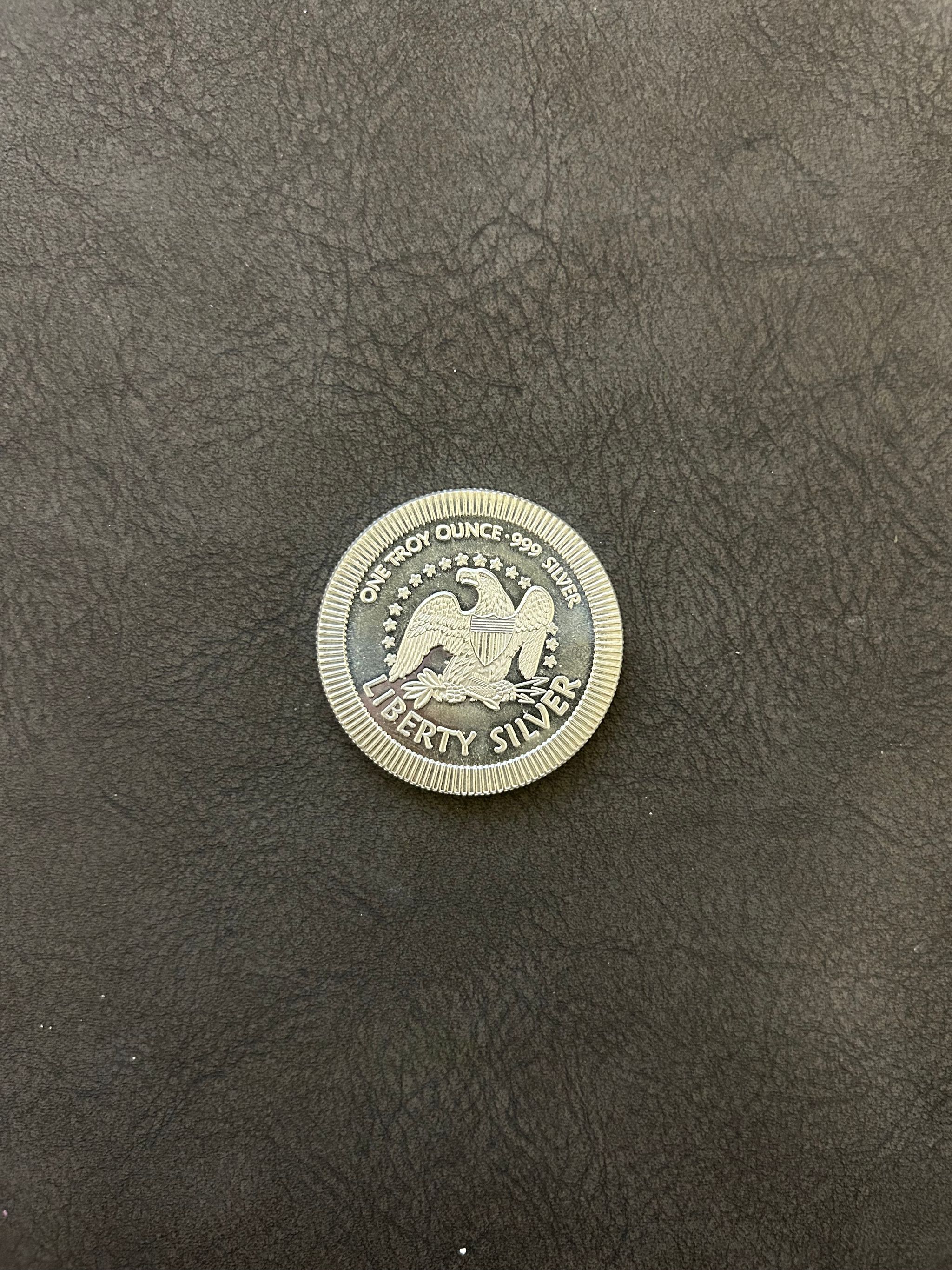 Liberty Silver Round – 1 oz .999 Fine Silver (Liberty Bell Design)_2