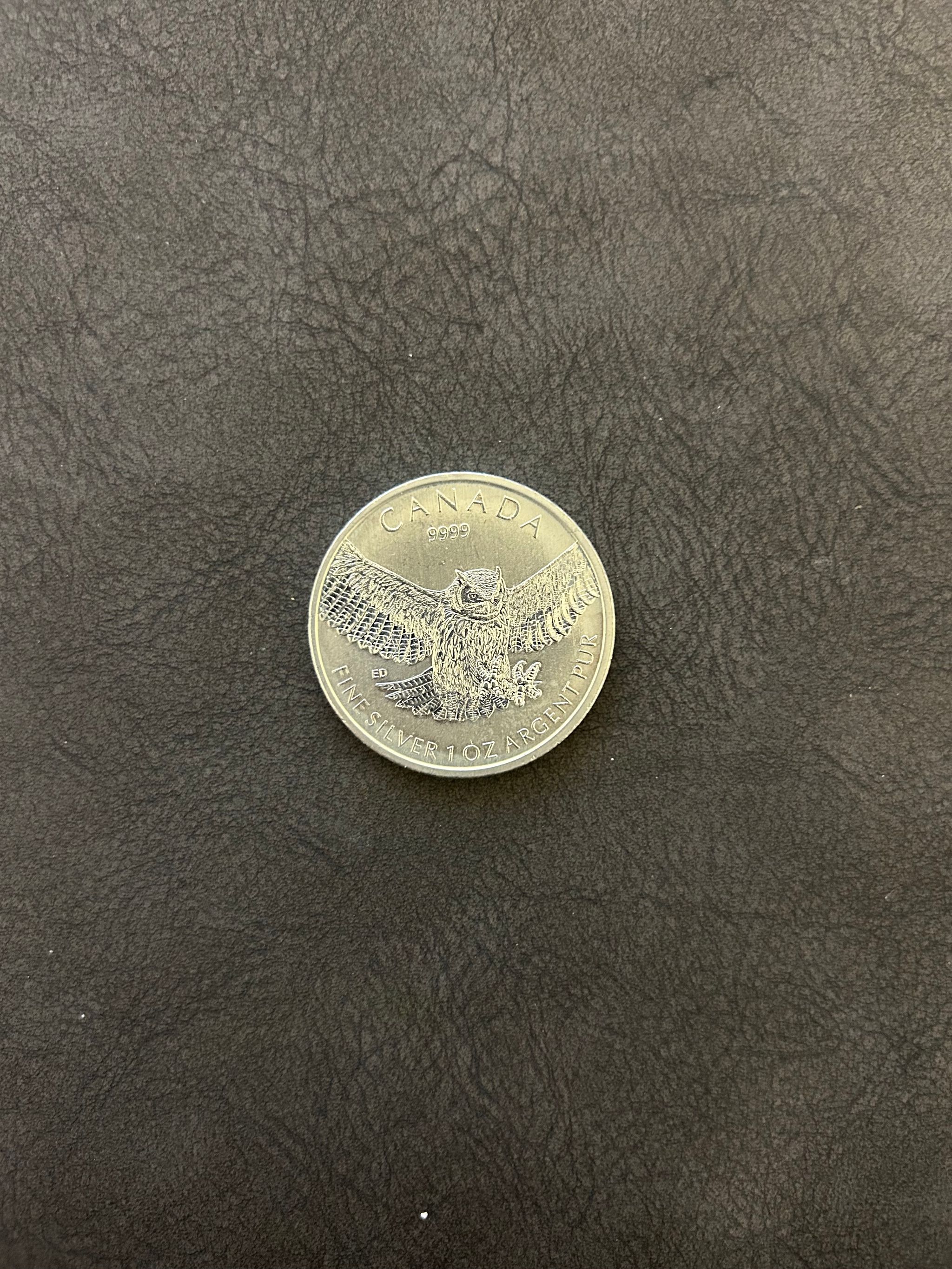 Great Horned Owl 2015 – 1oz .9999 Silver Coin | Canada Birds of Prey_2