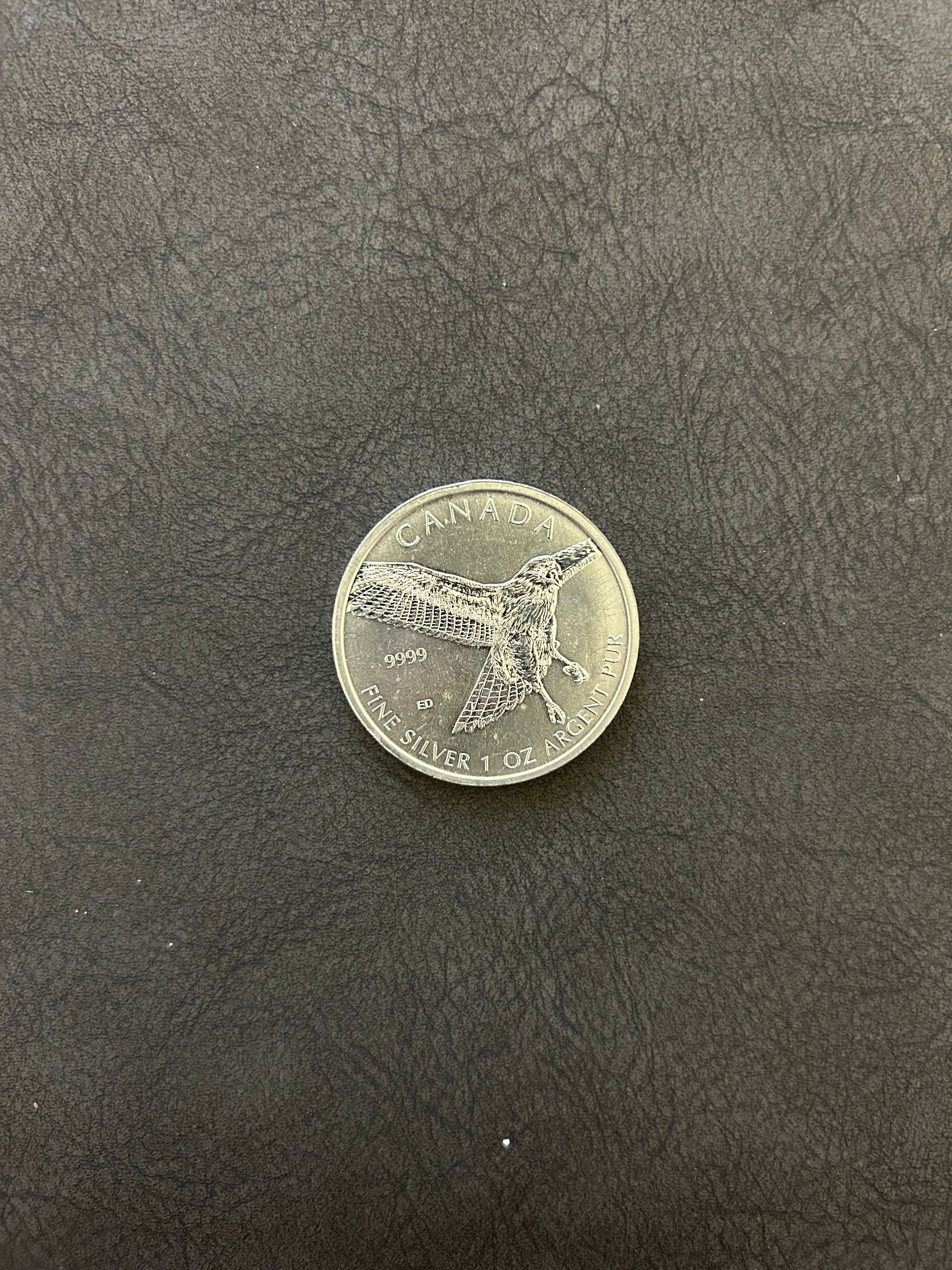 Red-Tailed Hawk 2015 – 1oz .9999 Silver Coin | Canada Birds of Prey_2