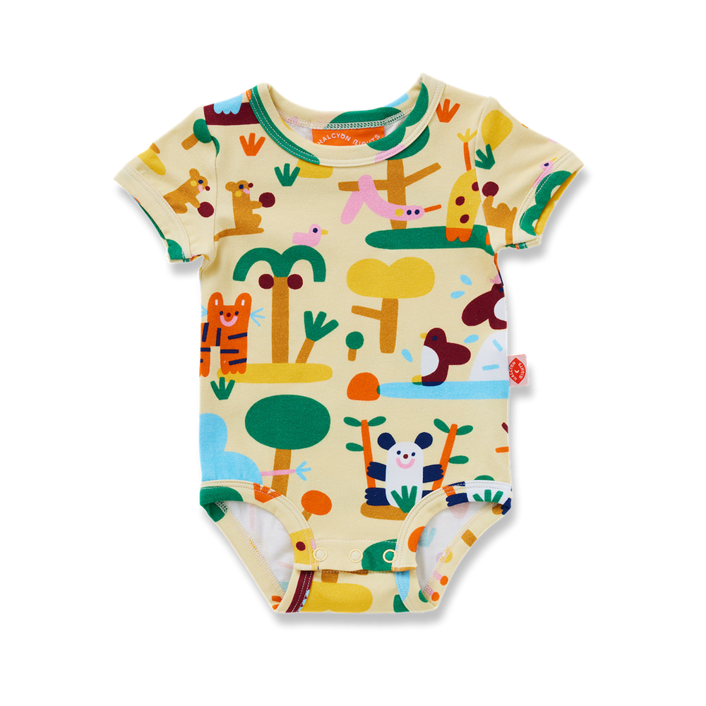 [PRE-ORDER] Short Sleeve Bodysuit (Zoo Crew)_0