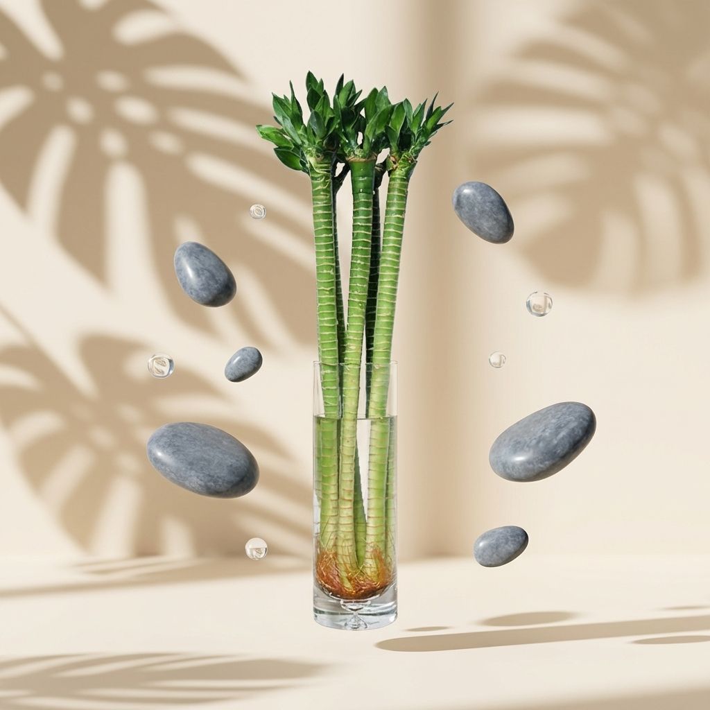 Lotus Bamboo (Set of 2 & 4 Sticks) – 60cm Live Indoor Plants for Good Luck & Wealth_0