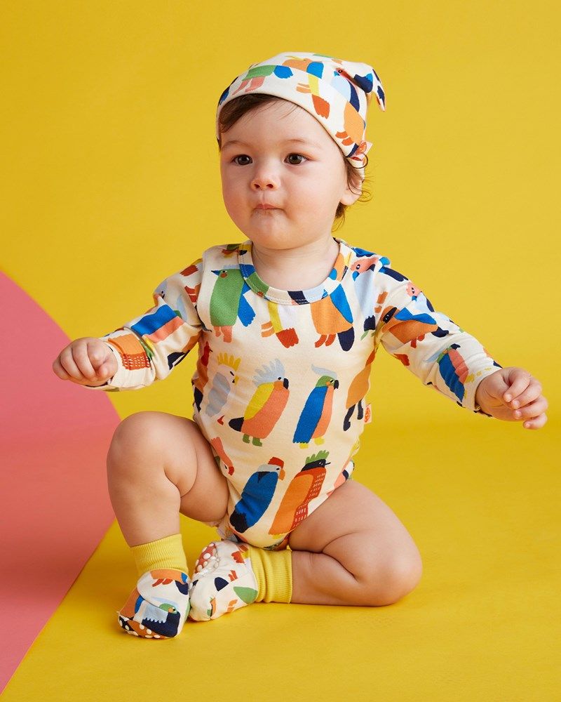 [PRE-ORDER] Long Sleeve Bodysuit (Flamin' Galahs)_1