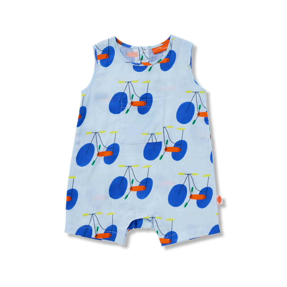 [PRE-ORDER] Woven Romper (Pedal Pals)_0