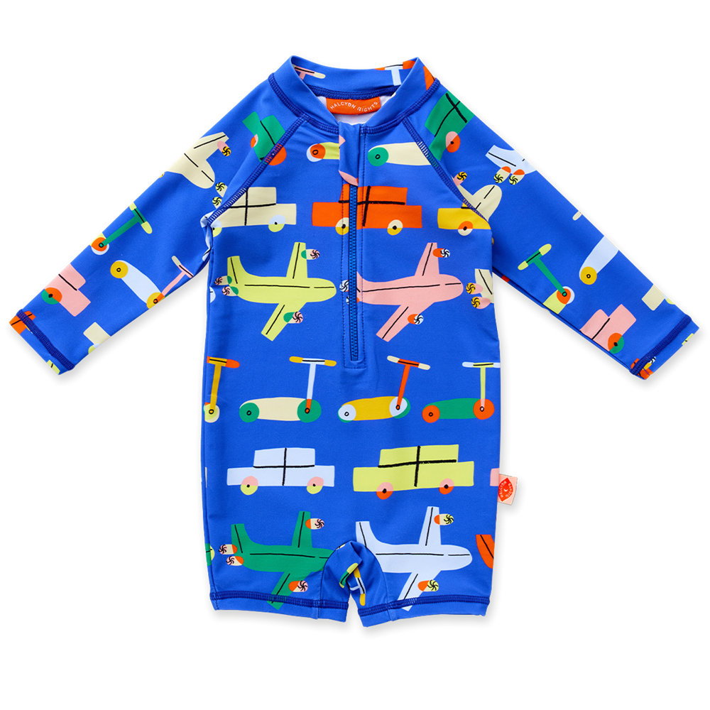 [PRE-ORDER] Long Sleeve Rash Swimsuit (Beep Beep)_0