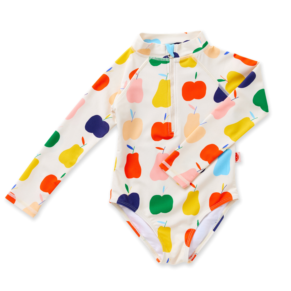 [PRE-ORDER] Long Sleeve Zip Swimsuit (TIny Orchard)_0