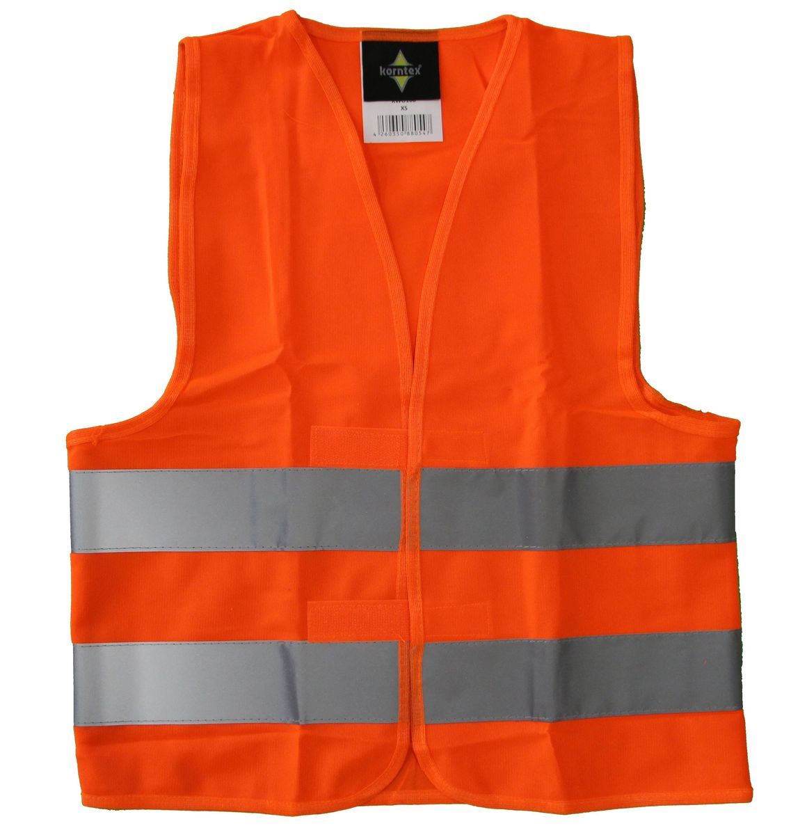 Gilet de sécurité Orange Haute-Visibilité avec bandes réfléchissantes_2