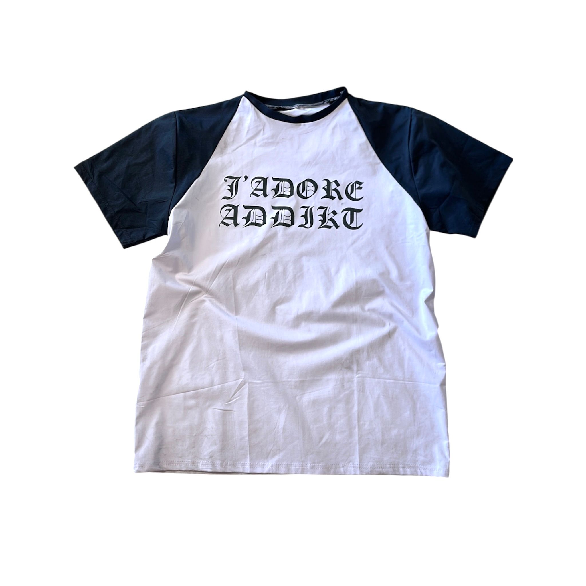 ADDIKT (W/GREY) T-SHIRT_0