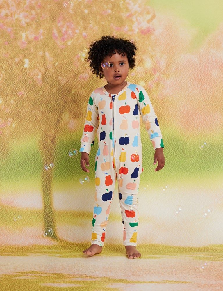 [PRE-ORDER] Long Sleeve Romper (Tiny Orchard)_1