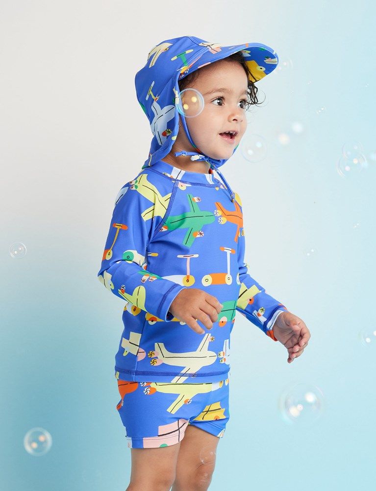 [PRE-ORDER] Long Sleeve Rash Swim Top (Beep Beep)_2