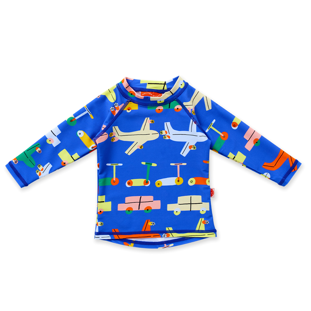 [PRE-ORDER] Long Sleeve Rash Swim Top (Beep Beep)_0