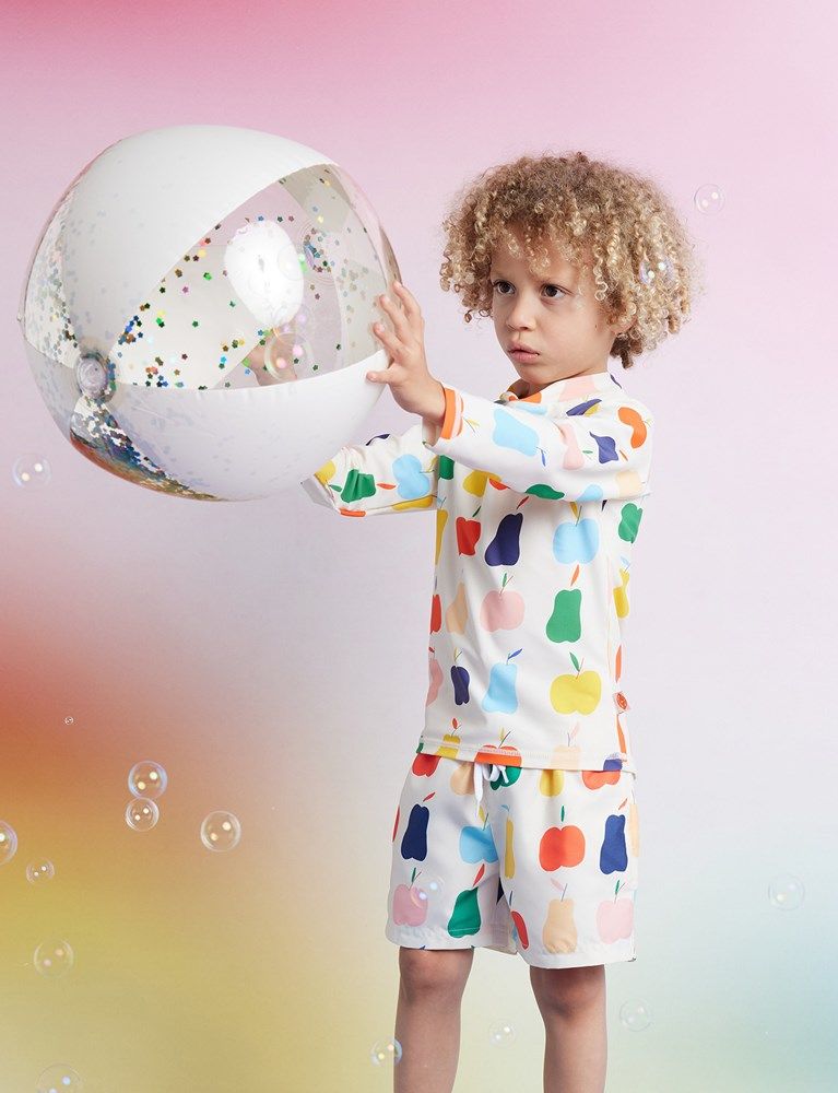 [PRE-ORDER] Long Sleeve Rash Swim Top (Tiny Orchard)_2