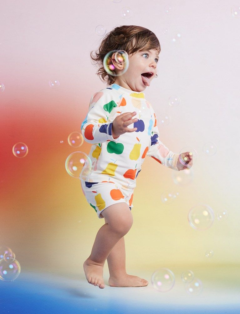 [PRE-ORDER] Long Sleeve Rash Swim Top (Tiny Orchard)_1