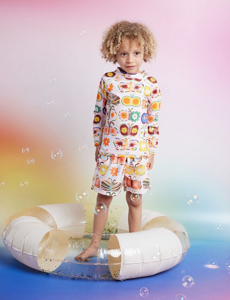 [PRE-ORDER] Long Sleeve Rash Swim Top (Flutterby)_1