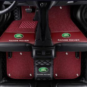 TAPIS 9D LUXURY-land rover (noir/noir)+mokitte rouge_0