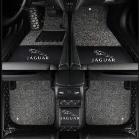 TAPIS 9D LUXURY-jaguar (noir/gris)+mokitte gris _0