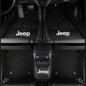 TAPIS 9D LUXURY-jeep (noir/beige)+mokitte noir_0