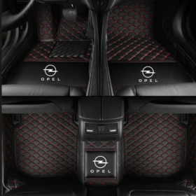 TAPIS 8D plus LUXURY-opel (noir/rouge)_0