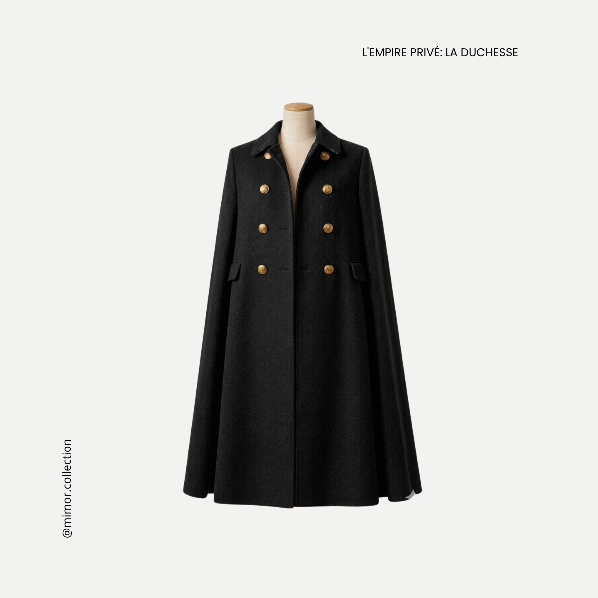 Abrigo La Duchesse, Negro_0